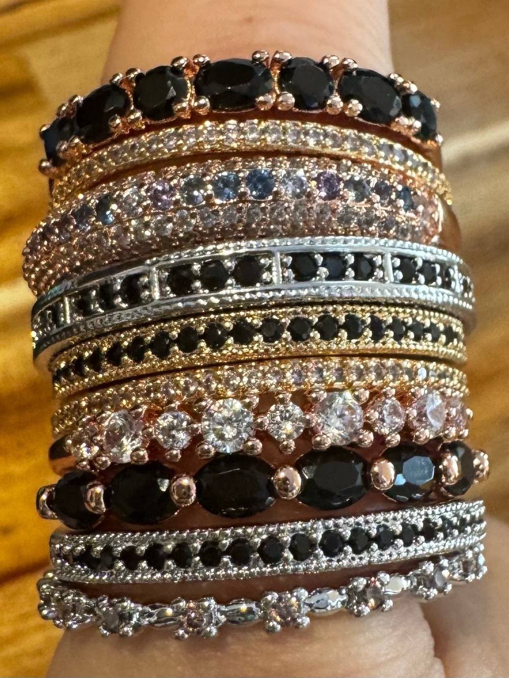 Bomb Party Ring bands-Set of 11